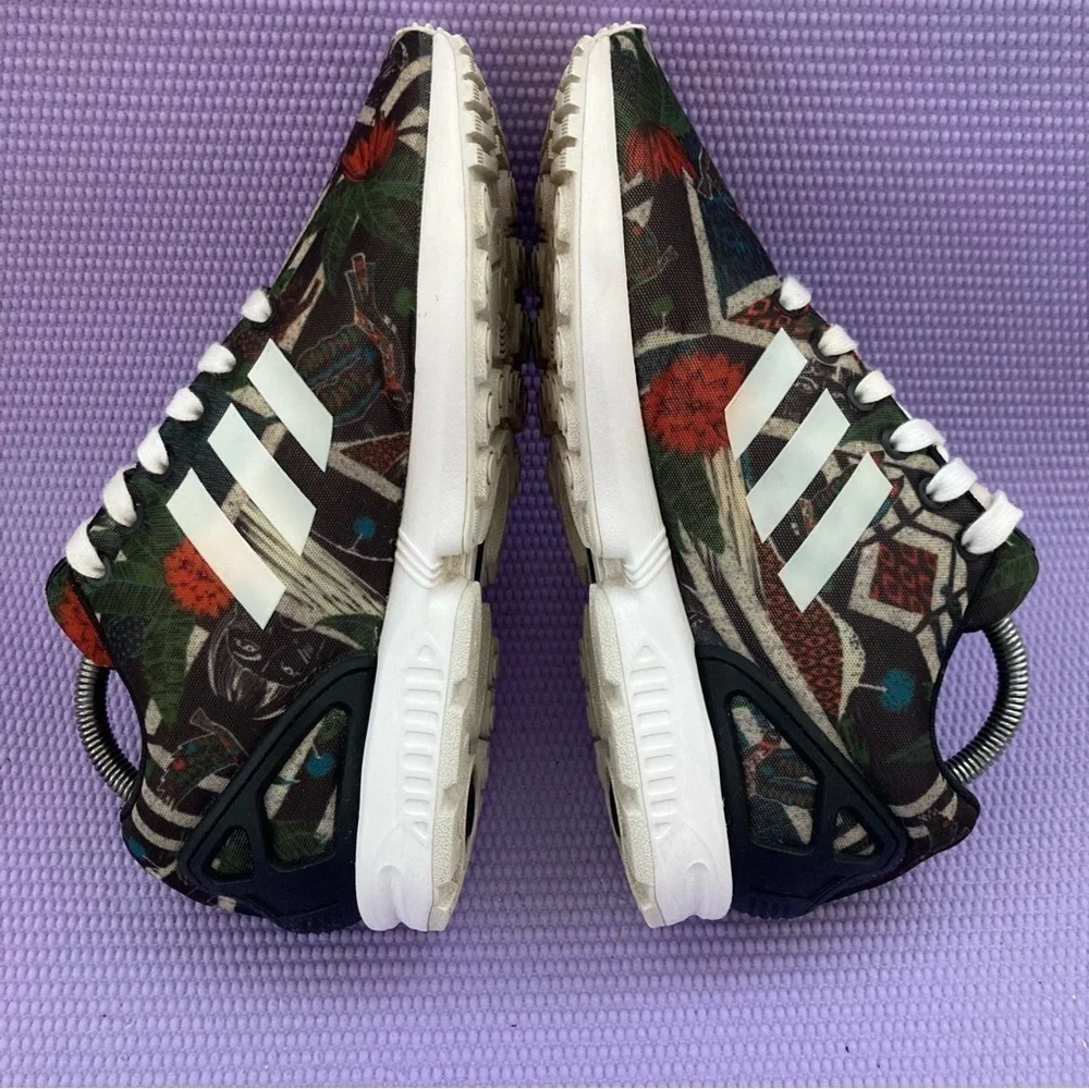 ADIDAS ZX FLUX LOW Running Sneakers TRAINERS WOMEN SHOES Size 8 - Picture 7 of 9